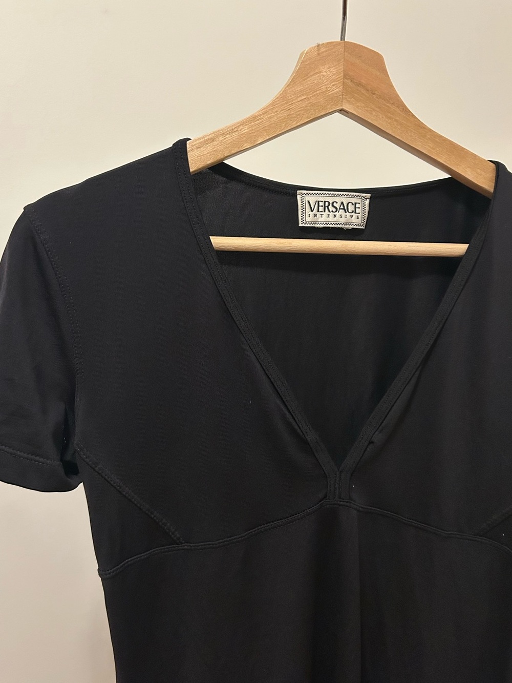 Versace athletic black tennis dress